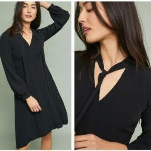 NWT Anthropologie Moulinette Soeurs Black Dress - Size 12